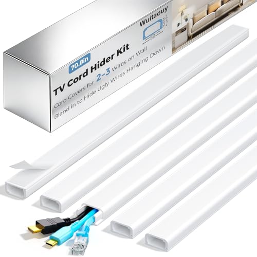 Wuitaouy Wuitaouy TV Cord Hider, 70.8in Cord Covers for 2-3 Wires on W — Key specifications at a glance