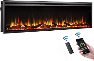 LegendFlame Austin in Wall Recessed & Wall Mounted Electric Fireplace (72")