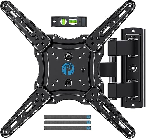 Pipishell Full Motion TV Wall Mount for 26-65 inch Flat or Curved TVs — Real-world performance testing in action