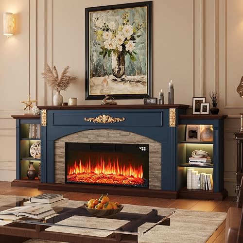 90inch Fireplace TV Stand, Fireplace with Mantel Holds TVs up to 100 I — Side-by-side comparison of top picks in this category