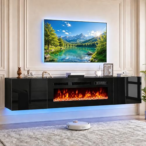 OneBlis 70'' Floating TV Stand with 36
