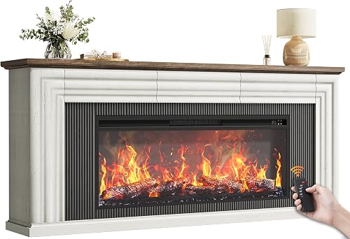 PRAISUN 70 Inch Fireplace TV Stand for 75 Inch TV, Farmhouse Modern En — Side-by-side comparison of top picks in this category