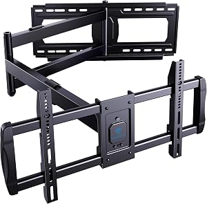 PERLESMITH Long Arm TV Wall Mount for 42-90 inch TVs, Full Motion TV Mount with 42.72 inch