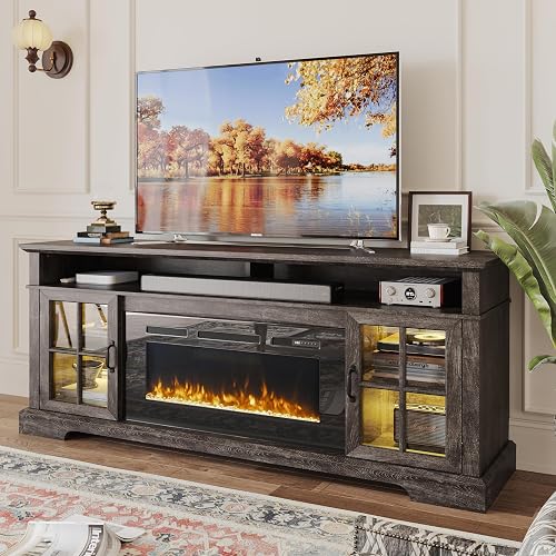 Breezestival 70“ TV Stand with Electric Fireplace, Modern Entertainmen — Our recommended configuration for best results